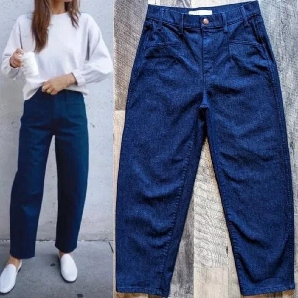 AYR Women's High Rise Jeans - Blue - Picture 2 of 9